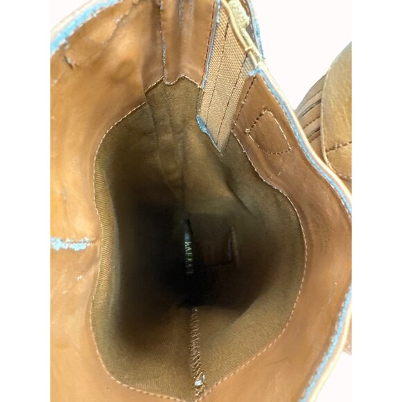 Ralph Lauren Lauren womens brown below knee leather boots shoes 5.5B SKU 6464 - Picture 9 of 13